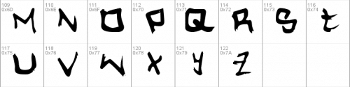 Hardcore Font 1