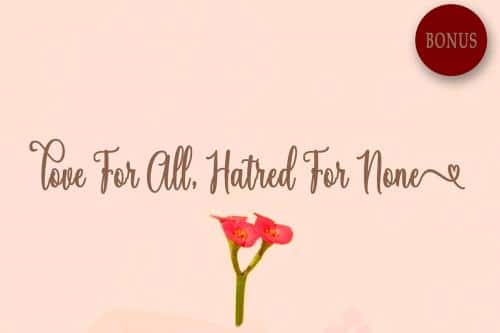 Hellilove Calligraphy Font 4