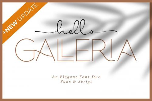 Hello Galleria Font Duo