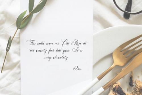 Hertina Calligraphy Font 6