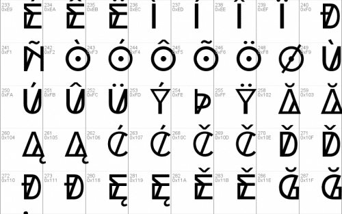 High Tide Decorative Font 3