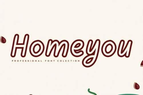 Homeyou Display Font
