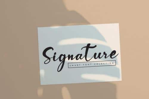 Hydrangea Flower Script Font 2