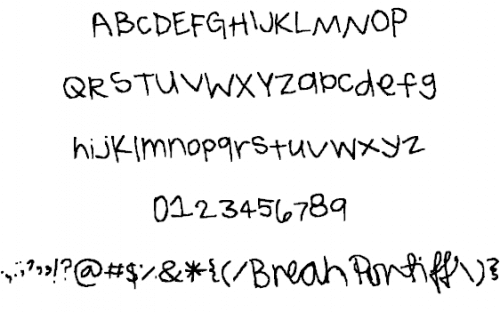 Idk Gay Font