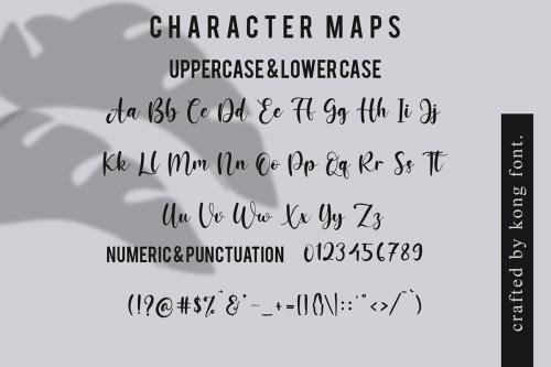 Jessicca Mariolline Script Font 7