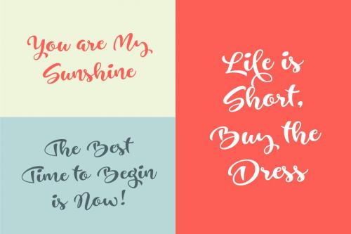 Just Be Script Font  2