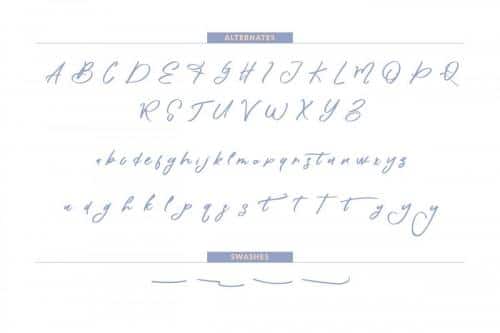 Kensington Script Font 6