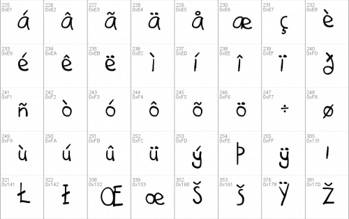 Kindergarten Font 4