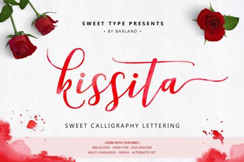 Kissita Script Font 5