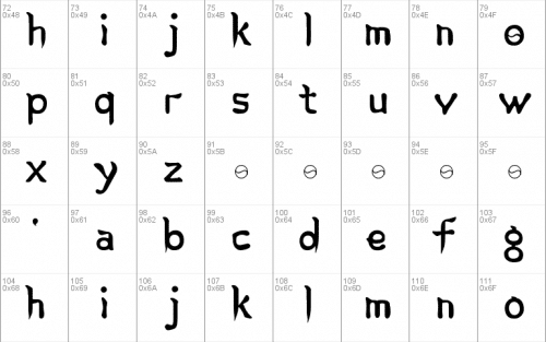 Korean Calligraphy Font 1
