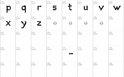 Korean Calligraphy Font 2