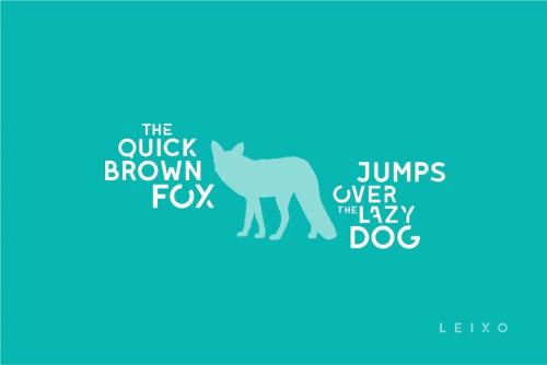 Leixo Stencil Typeface 1