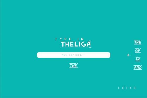 Leixo Stencil Typeface 2