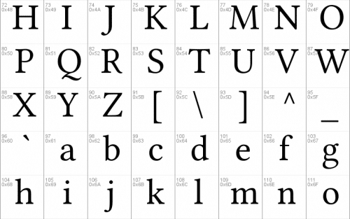 Linux Libertine Font 1