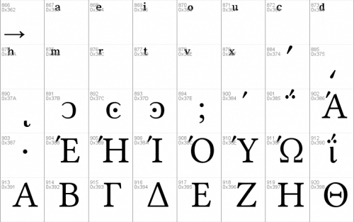 Linux Libertine Font 20