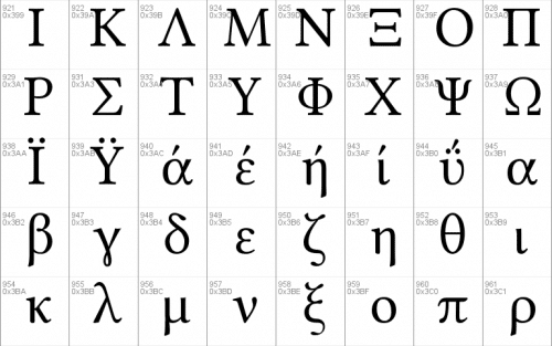 Linux Libertine Font 21
