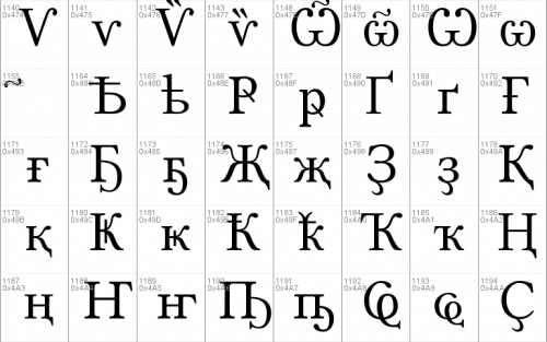Linux Libertine Font 26