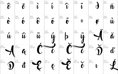 Lost In Wild Font 6