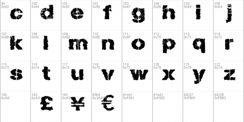 Lost Type Font 1