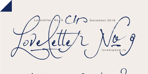 Loveletter-No.-9-Font