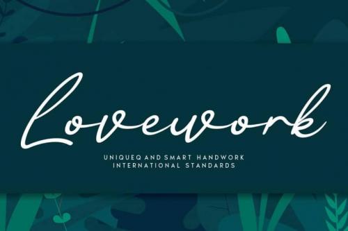 Lovework Handwritten Font