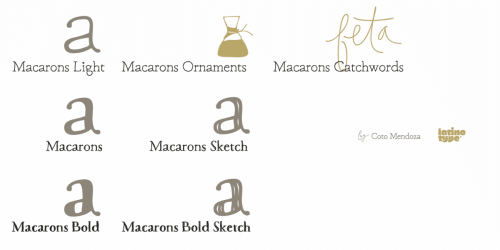 Macarons Font Family 9