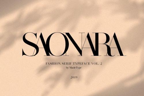 Made Saonara Serif Font