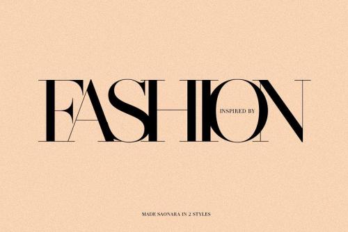 Made Saonara Serif Font  1