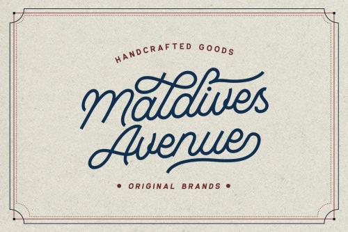 Madgue Connected Monoline Font 2