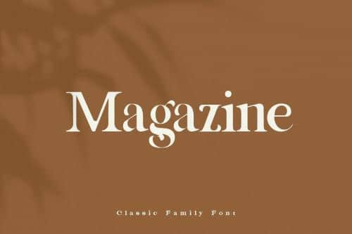 Magazine Serif Font 1