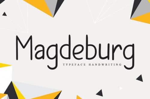 Magdeburg Handwritten Font'