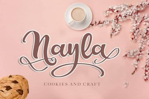 Malika Script Font 4