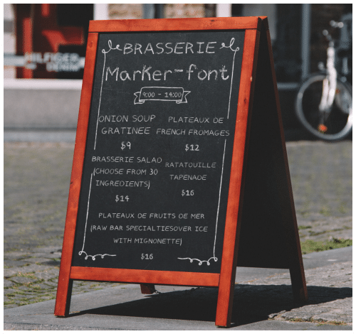 Marker Font  3