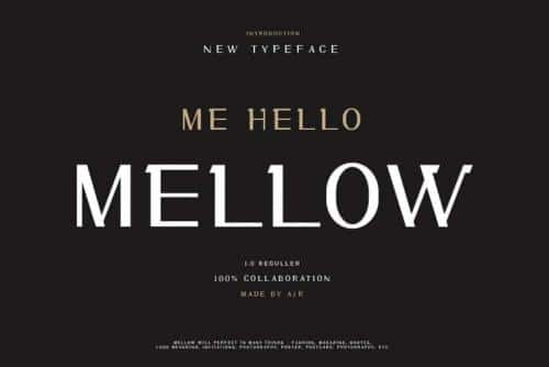 Me Hello Mellow Modern Font