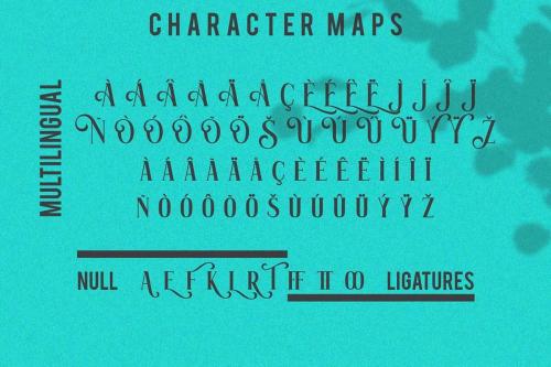 Mick Caster Serif Font 8