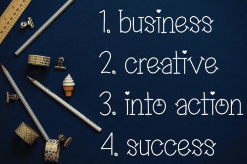 Mimosa Flower Display Font 3