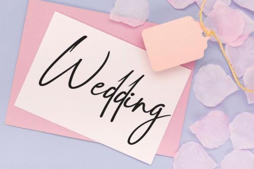 Mimosa Yellow Script Font 2