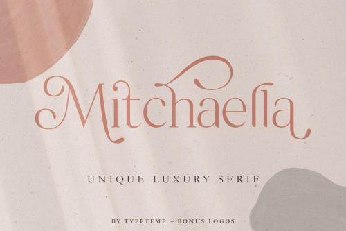 Mitchaella Unique Luxury Serif Typeface