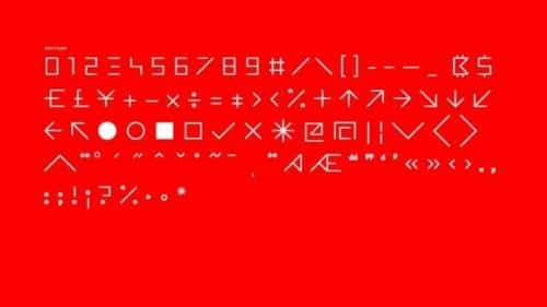 Modelo Display Font 3