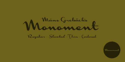 Monoment Font