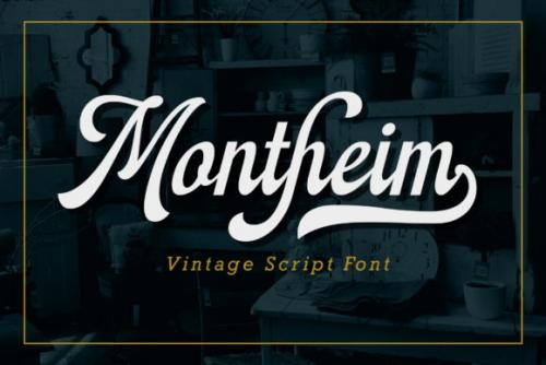 Montheim Script Font