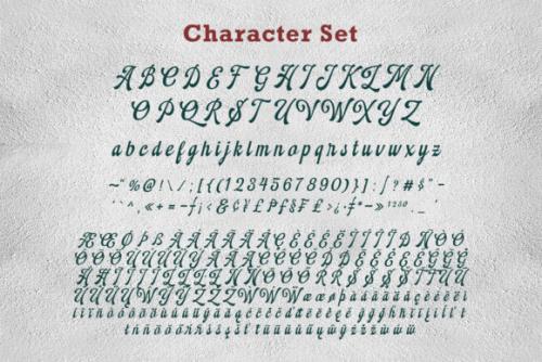 Montheim Script Font 10