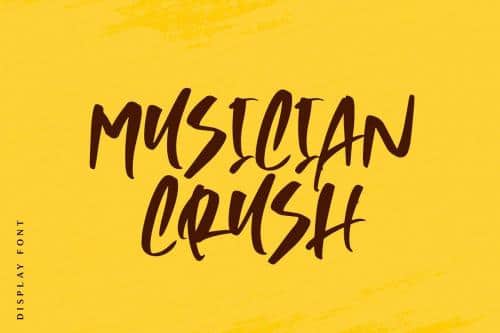 Musician Crush Script Font