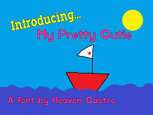 My Pretty Cutie Font 1