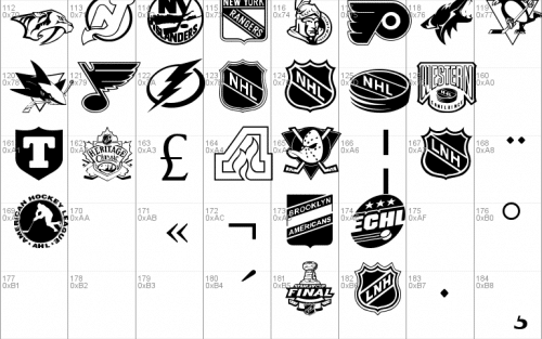 NHL Font 2