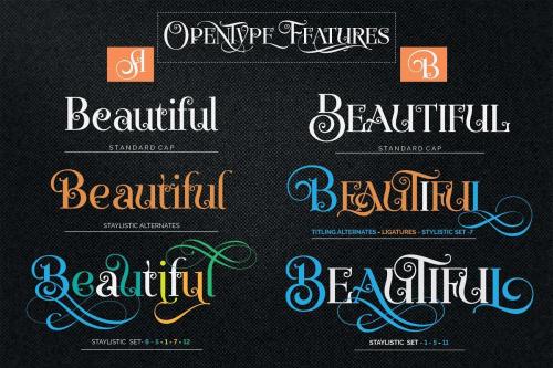 Novelia Pro Typeface  7