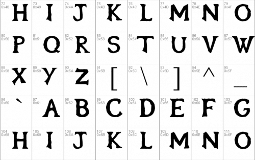 Oblivion Gothic Font 1