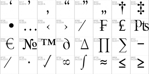 Oblivion Gothic Font 5