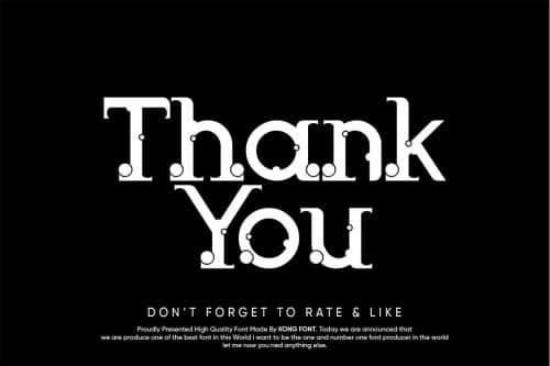 Odessa Display Font 9