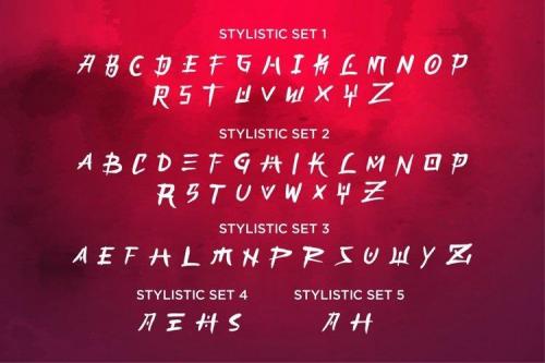 Onighasima Brush Font  3